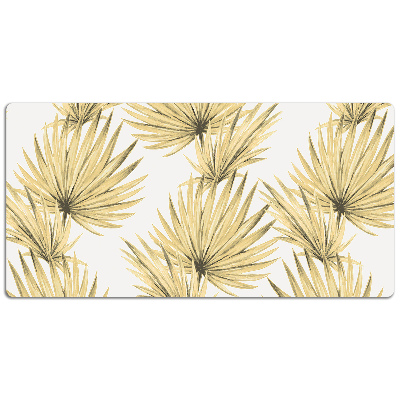 Full desk pad tropical leaves