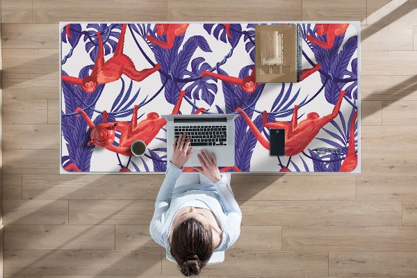 Full desk mat red monkey