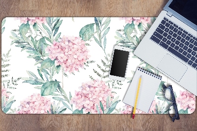 Desk mat Light pink flowers