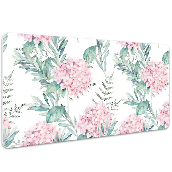 Desk mat Light pink flowers