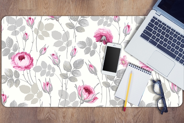 Full desk mat pastel Roses
