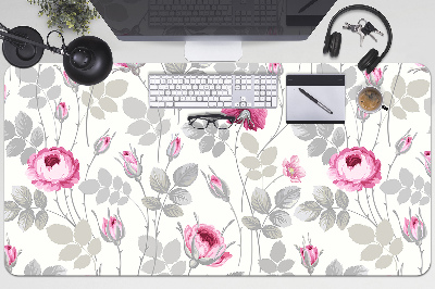 Full desk mat pastel Roses