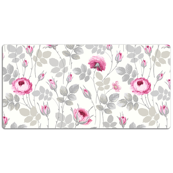 Full desk mat pastel Roses