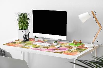 Desk pad painted flowers