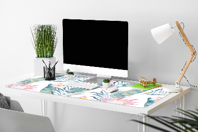 Desk mat Light pink flowers