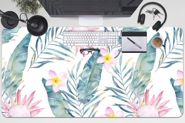 Desk mat Light pink flowers
