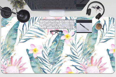 Desk mat Light pink flowers