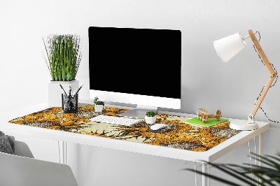 Full desk pad retro Sunflowers