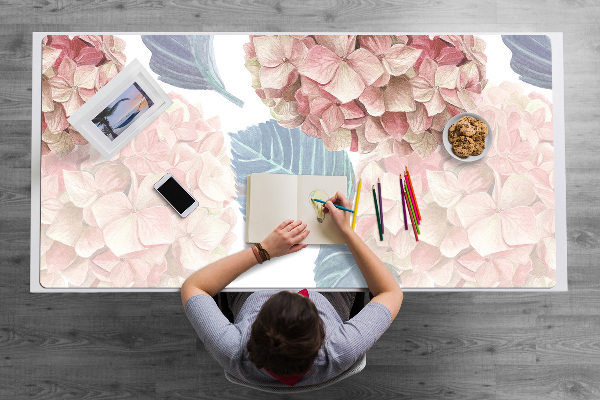 Full desk pad drawn flowerbed