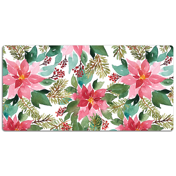 Full desk protector red stars