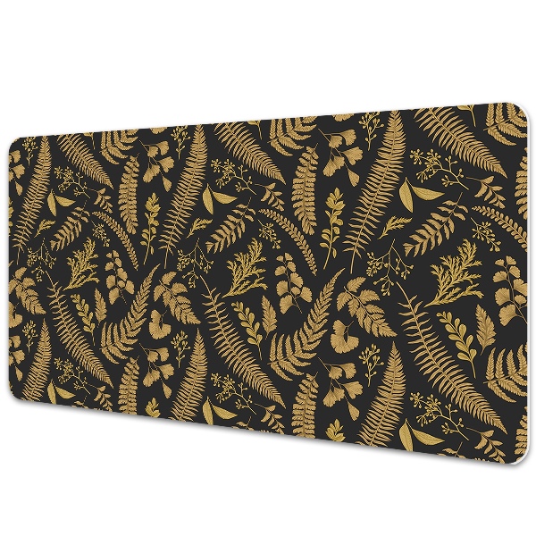 Full desk mat golden ferns