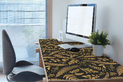 Full desk mat golden ferns