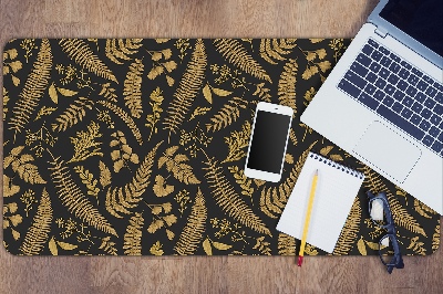 Full desk mat golden ferns