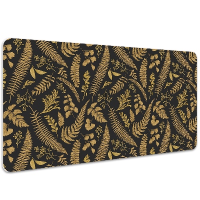 Full desk mat golden ferns