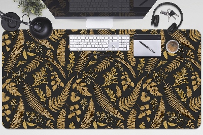 Full desk mat golden ferns