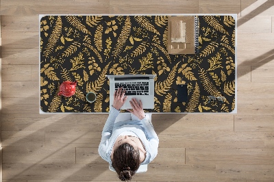 Full desk mat golden ferns