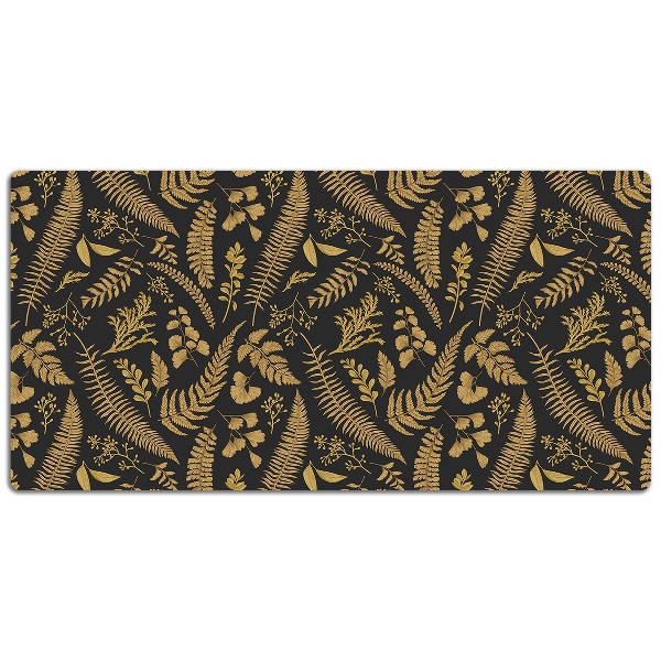 Full desk mat golden ferns