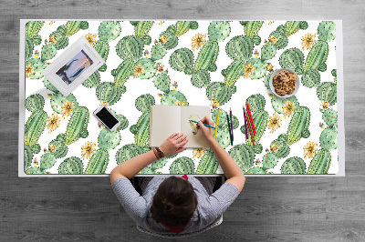 Desk mat Cactus with flowers