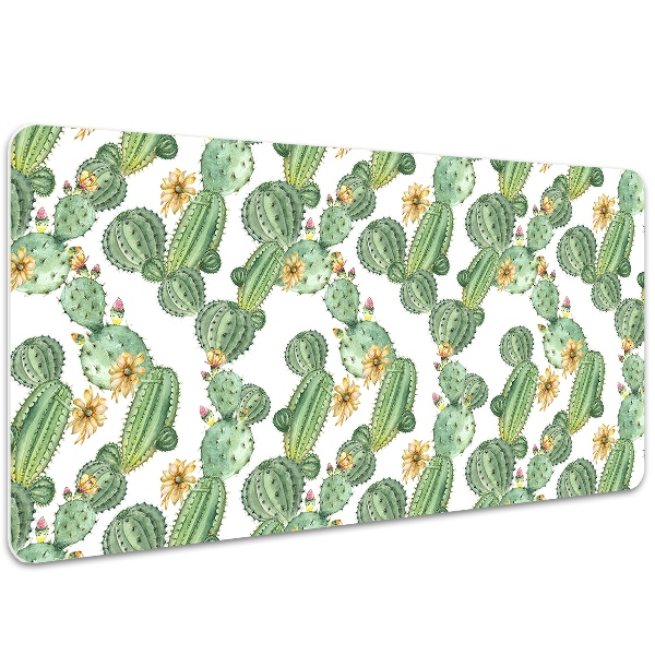 Desk mat Cactus with flowers
