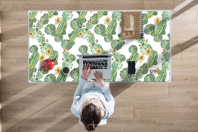 Desk mat Cactus with flowers