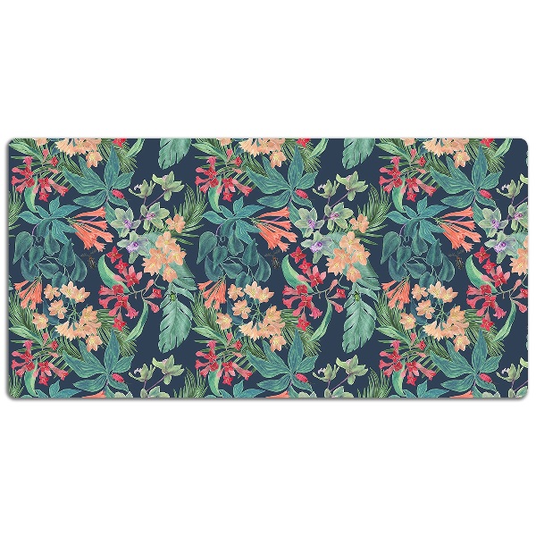 Full desk protector Tropical composition