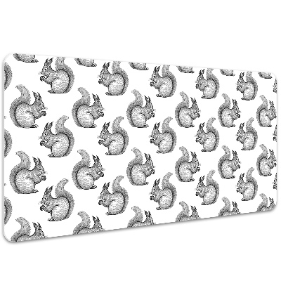 Full desk mat Squirrels pattern