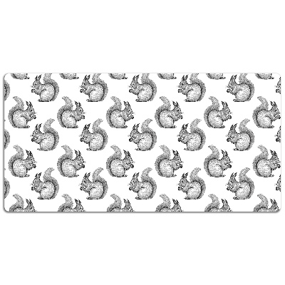 Full desk mat Squirrels pattern