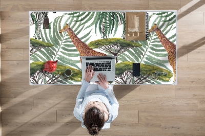 Full desk pad Animals savanna