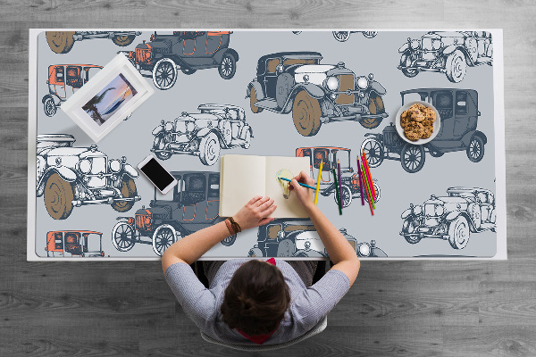 Desk mat classic cars