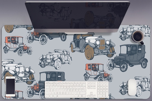 Desk mat classic cars
