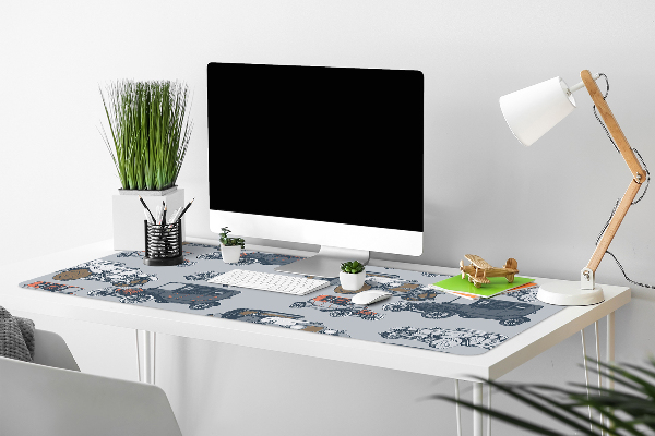 Desk mat classic cars
