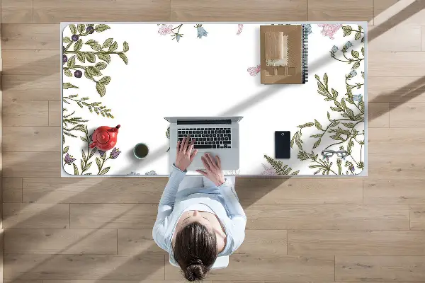 Desk pad Spring flowers