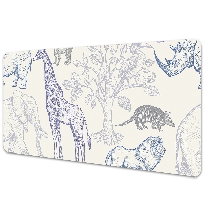 Full desk pad Animals of Madagascar