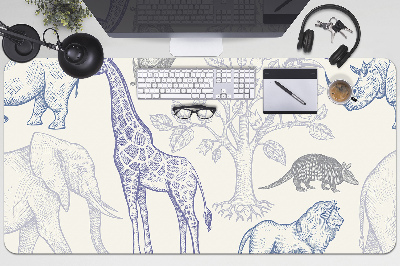 Full desk pad Animals of Madagascar