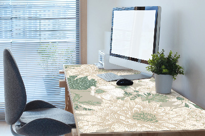 Desk mat spring daisies