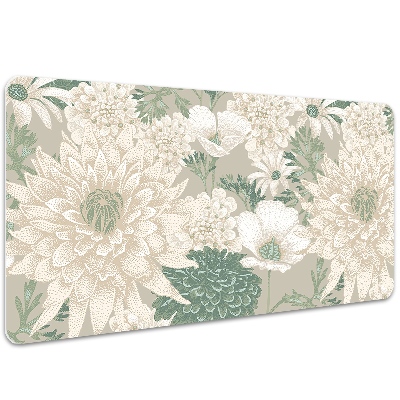 Desk mat spring daisies