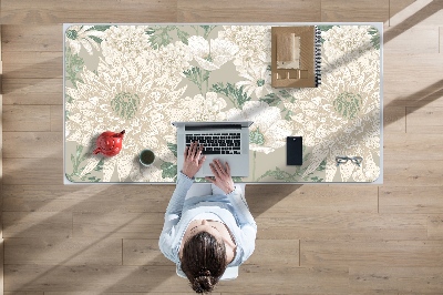 Desk mat spring daisies