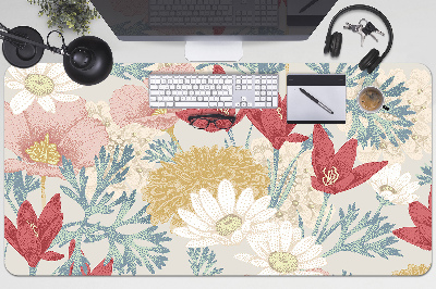 Desk pad Spring flowers