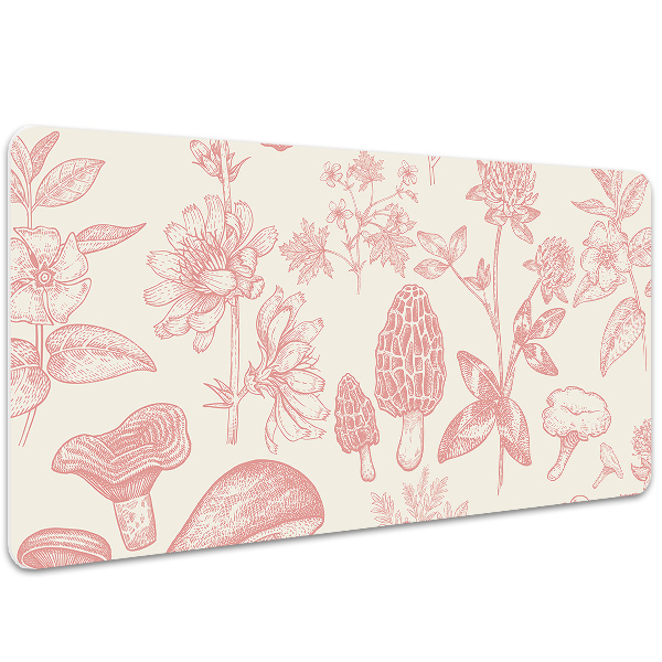 Large desk mat for children treasures of the forest