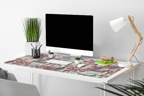 Large desk pad PVC protector Old Town