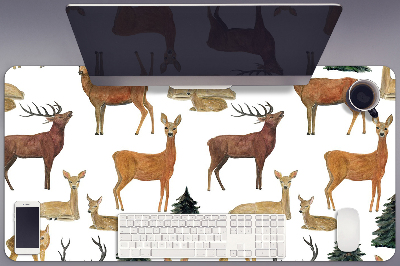 Large desk mat for children deer