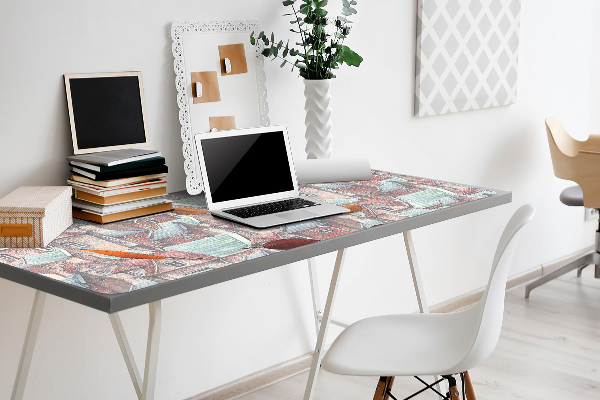 Desk pad Autumn city