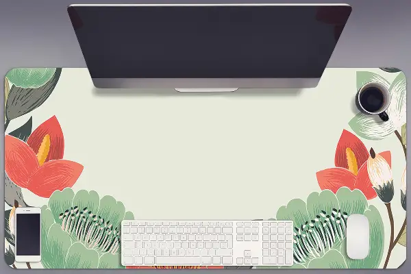 Desk pad Spring flowers