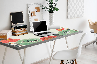 Desk pad Spring flowers