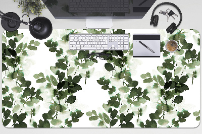 Full desk mat Green leaves