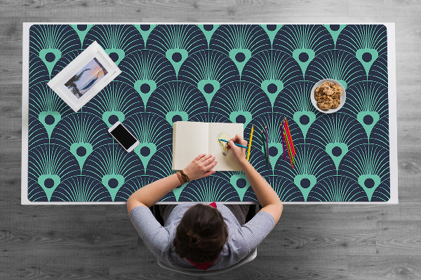 Full desk mat neon design