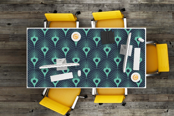 Full desk mat neon design