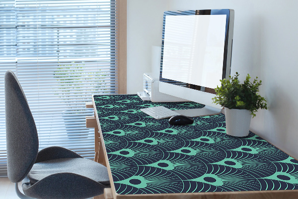 Full desk mat neon design