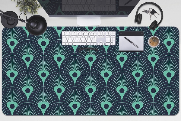 Full desk mat neon design