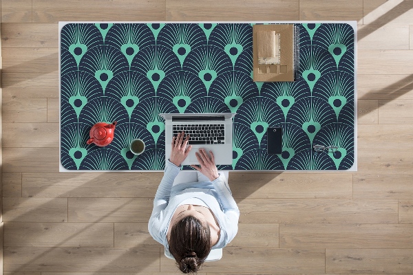 Full desk mat neon design